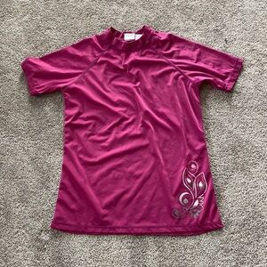 Kanu Rash Guard Swim Top SIZE S